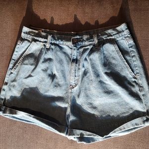 American Eagle hipster high-rise denim shorts